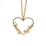 Heart Necklace (2 Names)